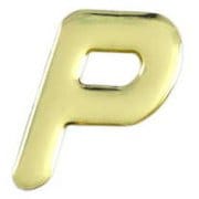 GM35-P [ゴールドメタル文字 (P) 35x1mm]