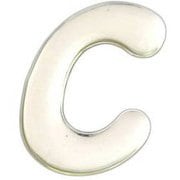 SM35-C [クリスタルメタル文字 C 35x1mm]
