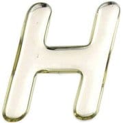 SM35-H [クリスタルメタル文字 H 35x1mm]
