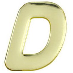 GM60-D [ゴールドメタル文字 (D) 60x1mm]