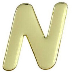 GM60-N [ゴールドメタル文字 (N) 60x1mm]