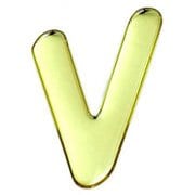 GM60-V [ゴールドメタル文字 V 60x1mm]