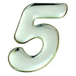 SM60-5 [クリスタルメタル文字 5 60x1mm]