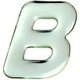 SM60-B [クリスタルメタル文字 B 60x1mm]
