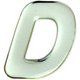 SM60-D [クリスタルメタル文字 D 60x1mm]