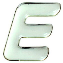 SM60-E [クリスタルメタル文字 E 60x1mm]