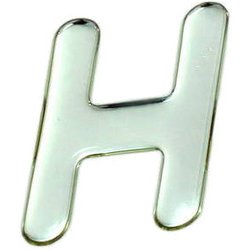 SM60-H [クリスタルメタル文字 H 60x1mm]