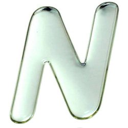 SM60-N [クリスタルメタル文字 N 60x1mm]