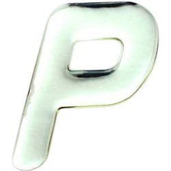 SM60-P [クリスタルメタル文字 P 60x1mm]