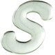 SM60-S [クリスタルメタル文字 S 60x1mm]