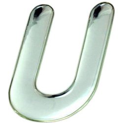 SM60-U [クリスタルメタル文字 U 60x1mm]