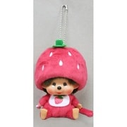 モンチッチ いちごのもんちっちさん 顔でかSSキーチェーン [キャラクターグッズ]