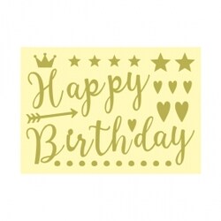 CSMS-HAP [メッセージステッカー　HAPPY BIRTHDAY]