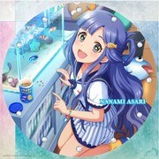 アイドルマスター シンデレラガールズ アクリル壁掛け時計 浅利七海 [約260×260mm]