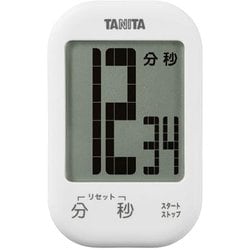 タッチキータイマー 最大表示：99分59秒 リピート機能搭載 ココナッツホワイト TD-413-WH
