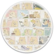 ネコノヒー メラミンミニ皿 コミック柄 [キャラクターグッズ]