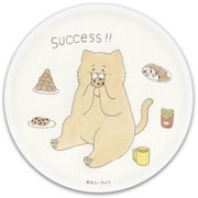 ネコノヒー メラミンミニ皿 success！！ [キャラクターグッズ]