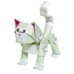 パイプロイド アニマルズ 猫シリーズ 白猫 [一般玩具]