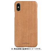 iPhone X 薄型ハードケース Contourコントゥア Slim Hard Case チェリーウッド [iPhone X用ケース]