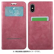 iPhone X コスモフリップ窓付きダイアリーケース スペース/パープル [iPhone X用ケース]