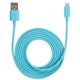 Color Cable with ライトニングコネクタ 1.3m マット/ブルー