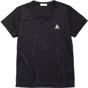 QMWLJA02 BLK L [ルコック 半袖シャツ レディース Lサイズ ブラック]