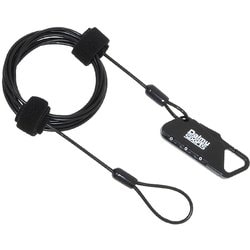 PS-671 ストレートケーブルロック ブラック 136-00021