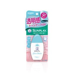 メンソレータム サンプレイ クリアウォーター 30g SPF50＋/PA＋＋＋＋ 強力UVカット ブルーカラーで透明感UP [日焼け止め 顔・からだ用]