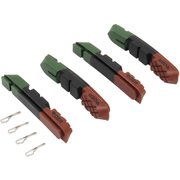 RSBSM-REP V-Brake Shoes ブラック/グリーン/ブラウン 147-03120