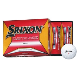 ヨドバシ Com ダンロップ Dunlop スリクソン Srixon ゴルフボール Srixon Distance スリクソン デイスタンス 2ピース ホワイト 17年モデル 1ダース 12球入 通販 全品無料配達