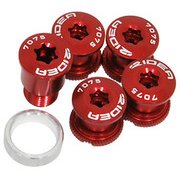TQCP-01 Chainring Screw for Campagnolo レッド 147-05911