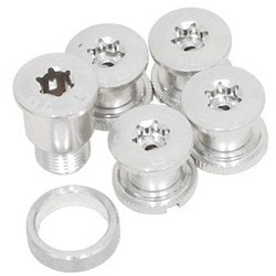 TQCP-01 Chainring Screw for Campagnolo シルバー 147-05913