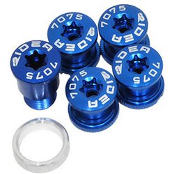 TQCP-01 Chainring Screw for Campagnolo ブルー 147-05915