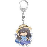 ちまドル デレマス アクリルキーホルダー 鷺沢文香 咲いてJewel ver.2 [キャラクターグッズ]