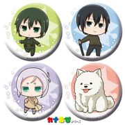 キノの旅 -the Beautiful World- the Animated Series カナちび缶バッジ 4個セット [キャラクターグッズ]