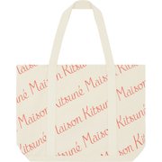 FW17U813 ECRU/RED Maison Kitsune [手提げバッグ]