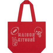 FW17U809 RED Maison Kitsune [手提げバッグ]