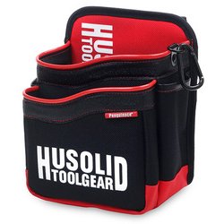 ヒューソリッド腰袋 HT-011 レッド L [ツールホルダ・バッグ]