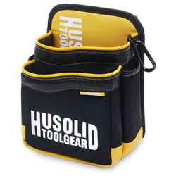 ヒューソリッド腰袋 HT-011 イエロー L [ツールホルダ・バッグ]