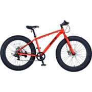ファットバイク 26インチ(型) 7段変速 レッド JE-267FT RED