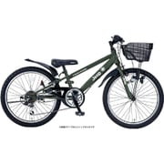 ジュニア用自転車 24インチ（型） 6段変速 オリーブ JE-24S OLIVE