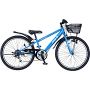 ジュニア用自転車 24インチ（型） 6段変速 ブルー JE-24S BLUE