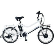 電動アシスト自転車 AQ-CC206EP E-PLUMA 20インチ(型) 6段変速 オートライト/ノーパンクタイヤ 搭載 ホワイト