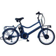 電動アシスト自転車 AQ-CC206EP E-PLUMA 20インチ(型) 6段変速 オートライト/ノーパンクタイヤ 搭載 Mネイビー