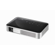 バッテリー内蔵LEDモバイルプロジェクター ブラック Q38-BK