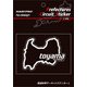 TDFK-9L [都道府県サーキットステッカー Lサイズ 富山]