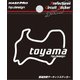TDFK-9 [都道府県サーキットステッカー 富山]