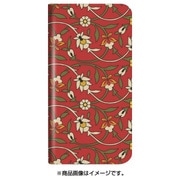 らくらくスマートフォン me F-03K 薄型デザインPUレザーケース「Design+」  Flower レトロ LP-F03KLD03