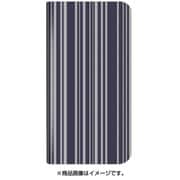らくらくスマートフォン me F-03K 薄型デザインPUレザーケース「Design+」  和ストライプ LP-F03KLD17