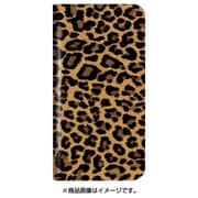 らくらくスマートフォン me F-03K 薄型デザインPUレザーケース「Design+」  豹柄 LP-F03KLD19